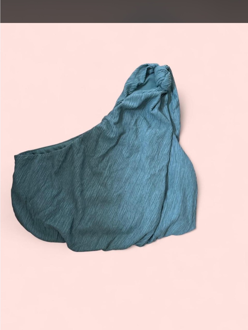 Abercrombie & Fitch Teal Asymmetrical One-Shoulder Skirt